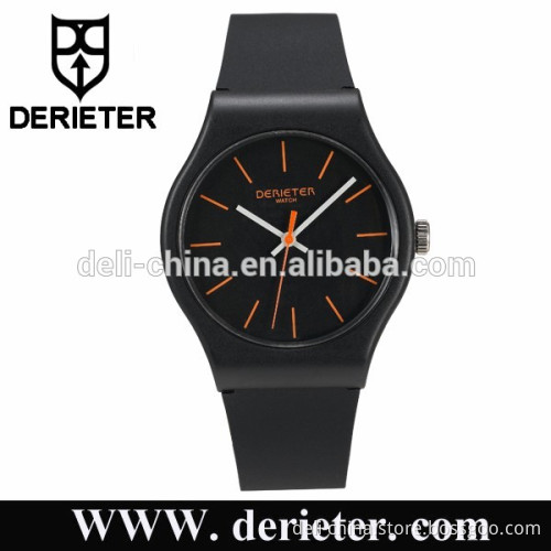 Custom Plastic Watch Water Resistance 3ATM Quartz Wristwatch